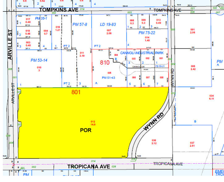 4300 W Tropicana Ave, Las Vegas, NV for rent - Plat Map - Image 3 of 3