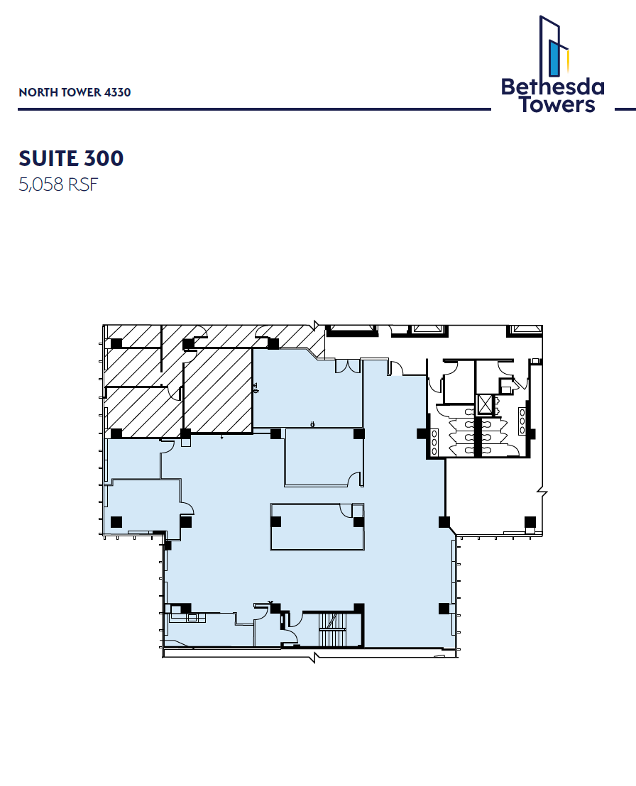 4340 East-West Hwy, Bethesda, MD to rent Floor Plan- Image 1 of 1