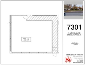 7301-7337 N Lincoln Ave, Lincolnwood, IL for rent Floor Plan- Image 1 of 4