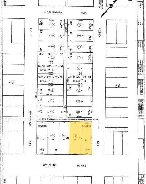 2121 Wilshire Blvd, Santa Monica, CA for sale - Plat Map - Image 1 of 1