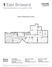 1 E Broward Blvd, Fort Lauderdale, FL to rent Floor Plan- Image 1 of 1
