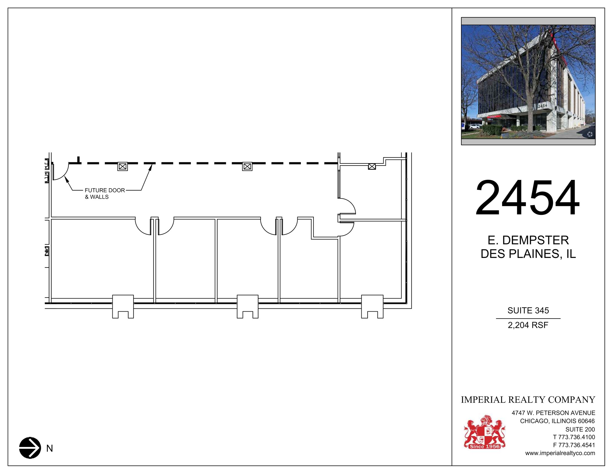 2454 E Dempster St, Des Plaines, IL for rent Site Plan- Image 1 of 1