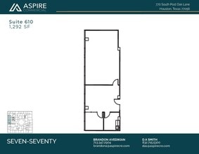 770 S Post Oak Ln, Houston, TX to rent Floor Plan- Image 1 of 1