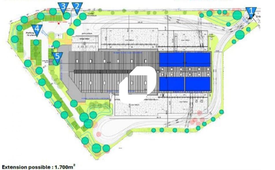 Industrial in Décines-Charpieu to rent - Site Plan - Image 1 of 1