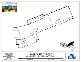 1401 Nolan Ryan Expy, Arlington, TX for rent Floor Plan- Image 2 of 2