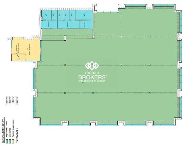 Office in Nantes to rent - Floor Plan - Image 2 of 4