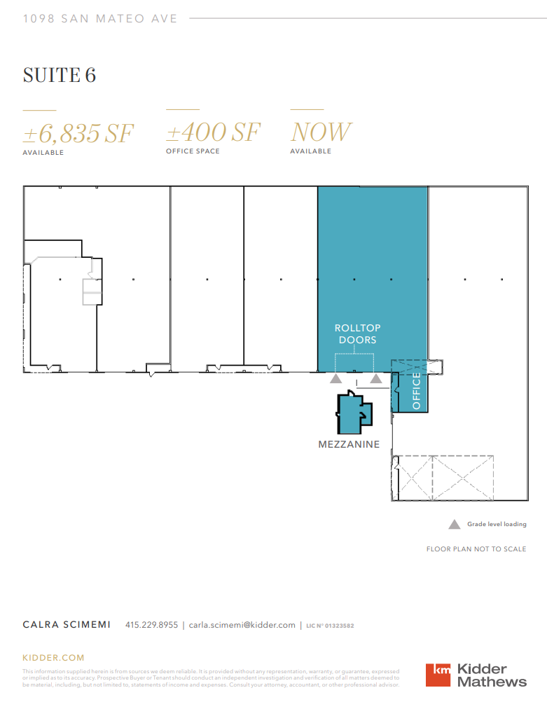 1098 San Mateo Ave, South San Francisco, CA for rent Floor Plan- Image 1 of 1