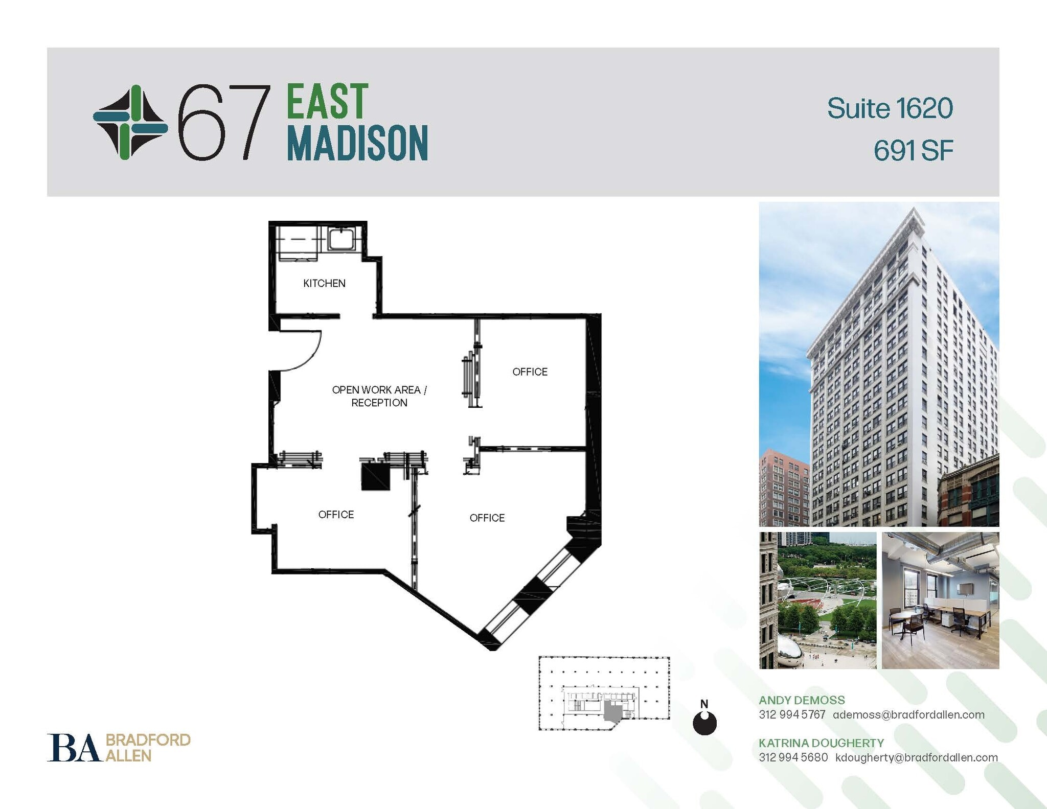67 E Madison St, Chicago, IL to rent Floor Plan- Image 1 of 1