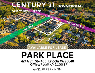 More details for 427 A St, Lincoln, CA - Office for Rent