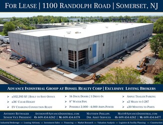 More details for 1100 Randolph Road, Somerset, NJ - Industrial for Rent