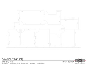 2121 Sage Rd, Houston, TX for rent Site Plan- Image 1 of 1