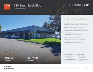 More details for 230 S Rock Blvd, Reno, NV - Light Industrial for Rent