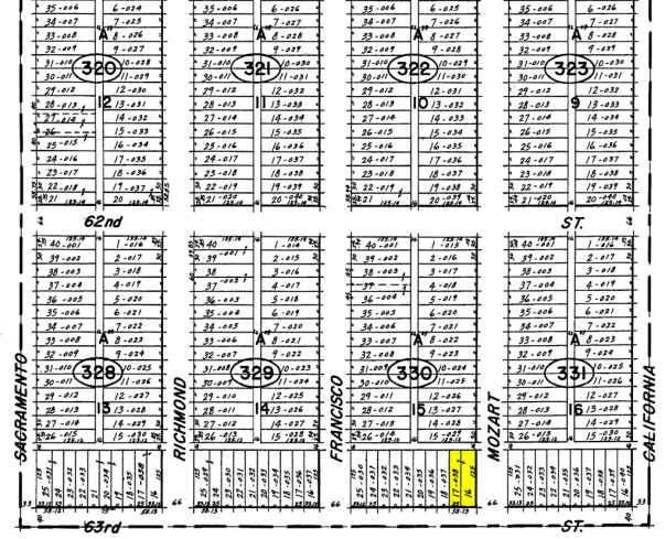 6250 S Mozart, Chicago, IL for sale - Plat Map - Image 2 of 6