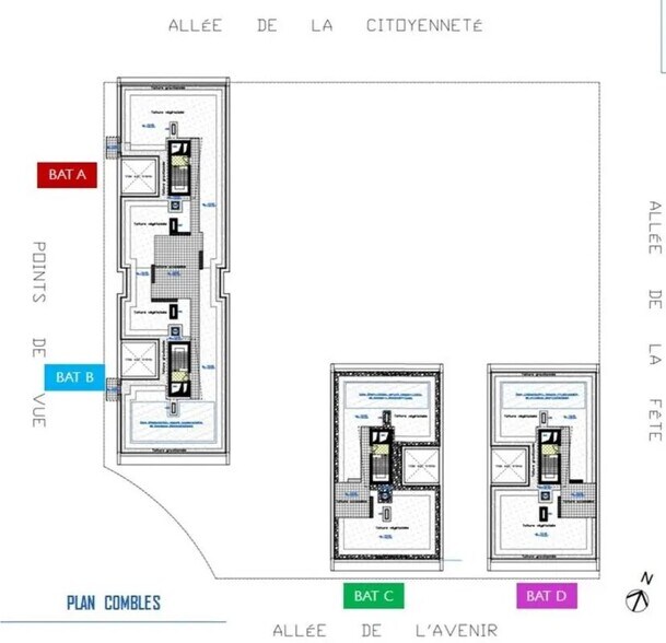 Allée De La Citoyenneté, Lieusaint to rent - Site Plan - Image 3 of 9