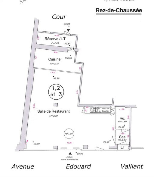 Retail in Boulogne-Billancourt to rent - Floor Plan - Image 2 of 4