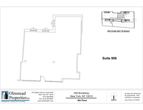 584-590 Broadway, New York, NY for rent Site Plan- Image 1 of 1