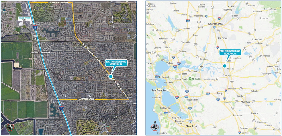 8807 Thornton Rd, Stockton, CA for sale - Map - Image 3 of 4