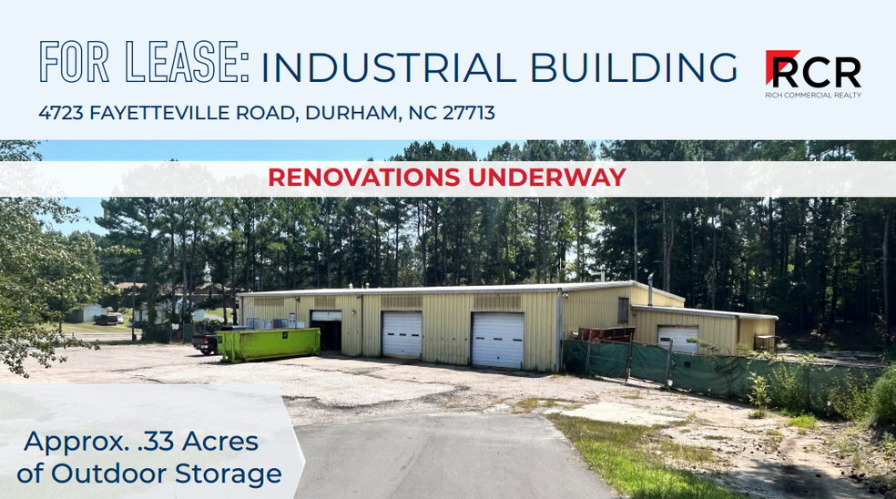 4723 Fayetteville Rd, Durham, NC for sale - Building Photo - Image 1 of 1