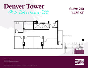 1905 Sherman St, Denver, CO for rent Floor Plan- Image 1 of 2