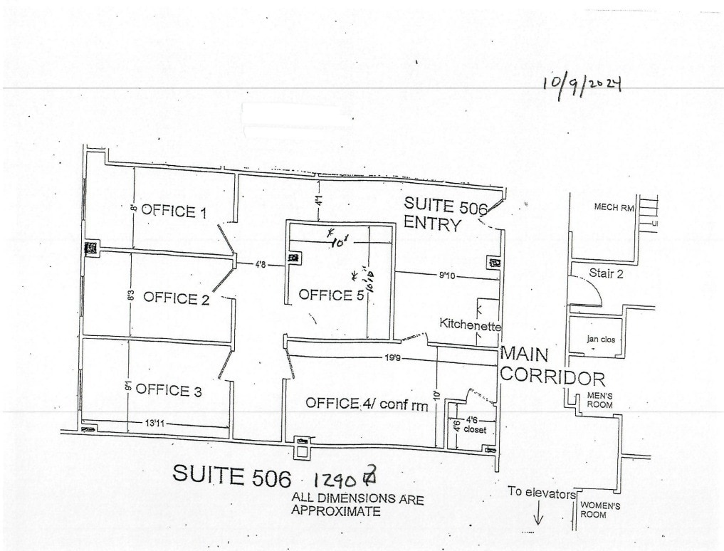 4915 St. Elmo Ave, Bethesda, MD to rent Floor Plan- Image 1 of 1