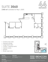 44 Montgomery St, San Francisco, CA for rent Floor Plan- Image 1 of 1