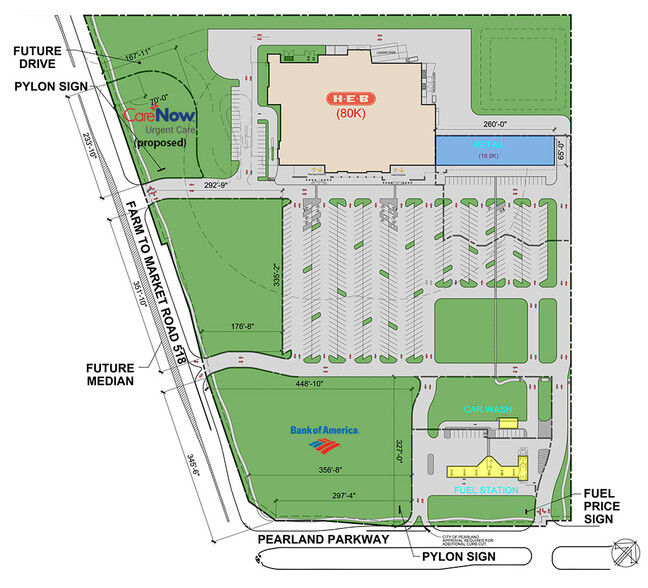 2805 Pearland Pky, Pearland, TX for sale - Site Plan - Image 1 of 1