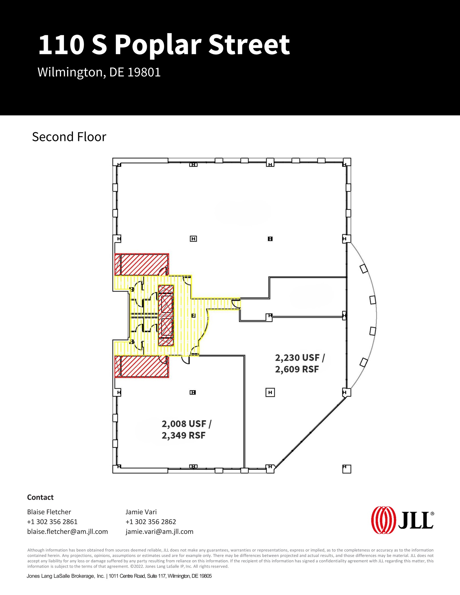 110 S Poplar St, Wilmington, DE for rent Site Plan- Image 1 of 1