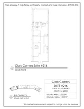 1161 E Clark Rd, Dewitt, MI for rent Site Plan- Image 1 of 1