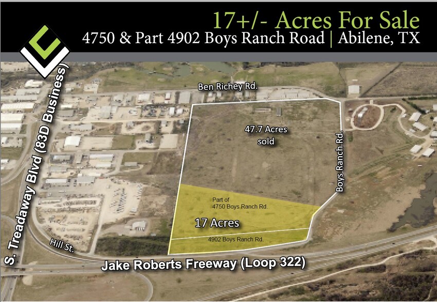 4750 Boys Ranch Rd, Abilene, TX for sale - Aerial - Image 1 of 8