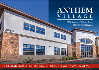 More details for 2560 Anthem Village Dr, Henderson, NV - Office for Rent