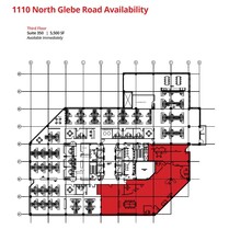 1110 N Glebe Rd, Arlington, VA for rent Floor Plan- Image 2 of 2