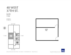 40 W 37th St, New York, NY for rent Floor Plan- Image 1 of 1