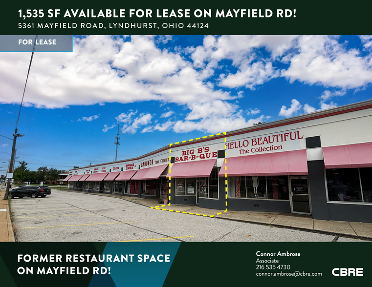 5361-5369 Mayfield Rd, Lyndhurst, OH for rent - Building Photo - Image 1 of 7