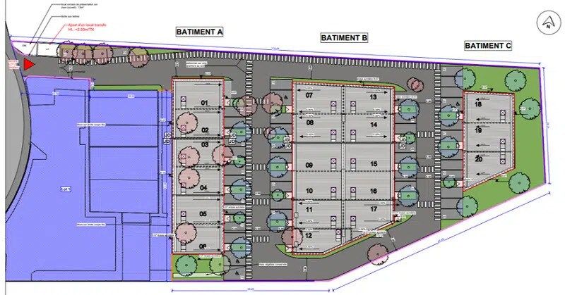 Retail in Muret for sale Site Plan- Image 1 of 3