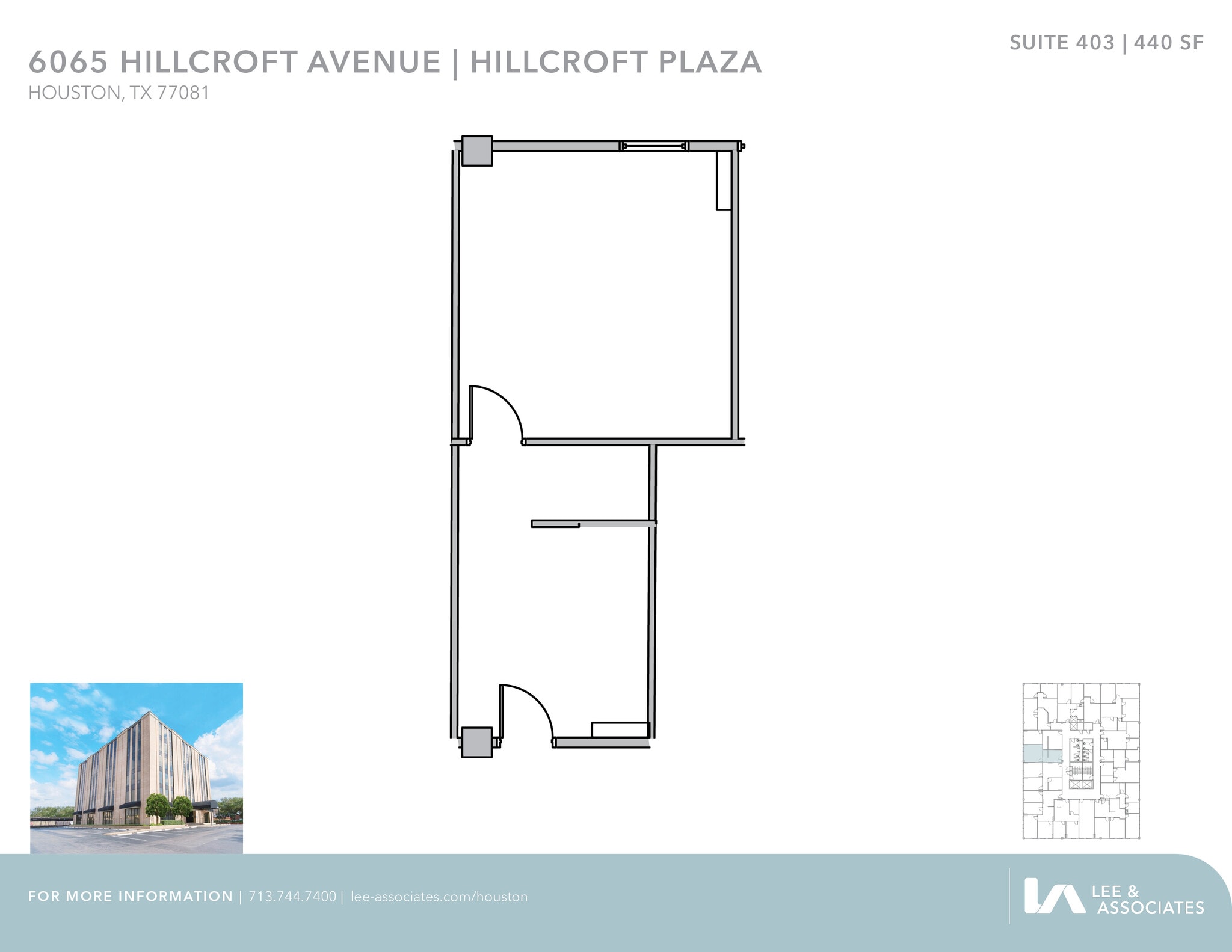 6065 Hillcroft Ave, Houston, TX to rent Floor Plan- Image 1 of 1