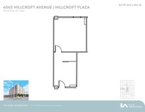 6065 Hillcroft Ave, Houston, TX to rent Floor Plan- Image 1 of 1