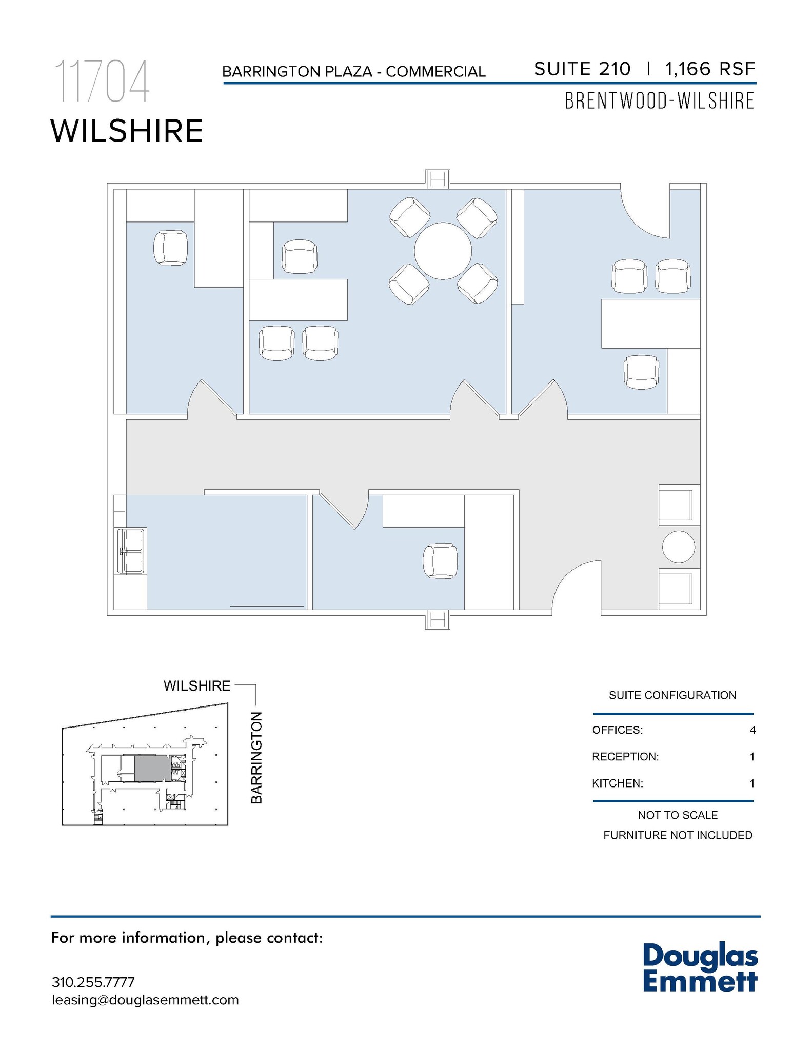 11704 Wilshire Blvd, Los Angeles, CA for rent Floor Plan- Image 1 of 1