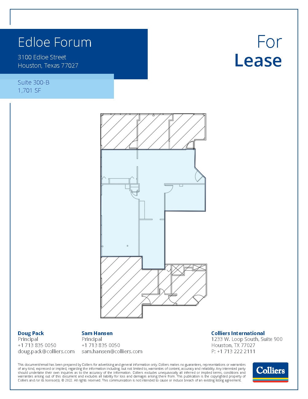 3100 Edloe St, Houston, TX to rent Floor Plan- Image 1 of 1
