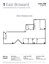 1 E Broward Blvd, Fort Lauderdale, FL to rent Floor Plan- Image 1 of 1