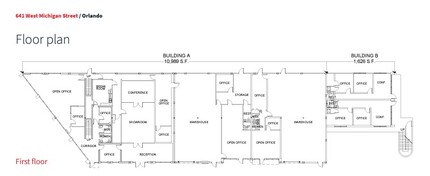 641-653 W Michigan St, Orlando, FL for rent Floor Plan- Image 1 of 1