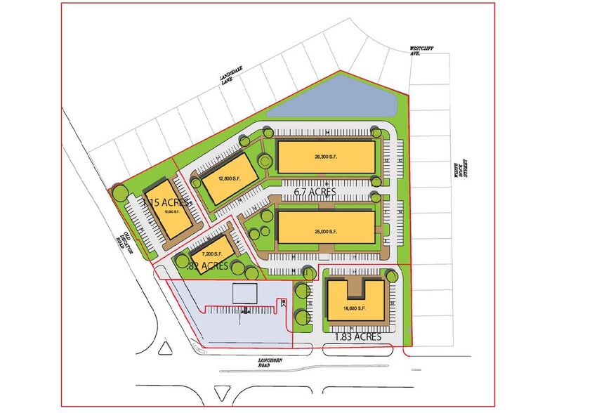 1100 Longhorn Rd, Saginaw, TX for sale - Site Plan - Image 2 of 3