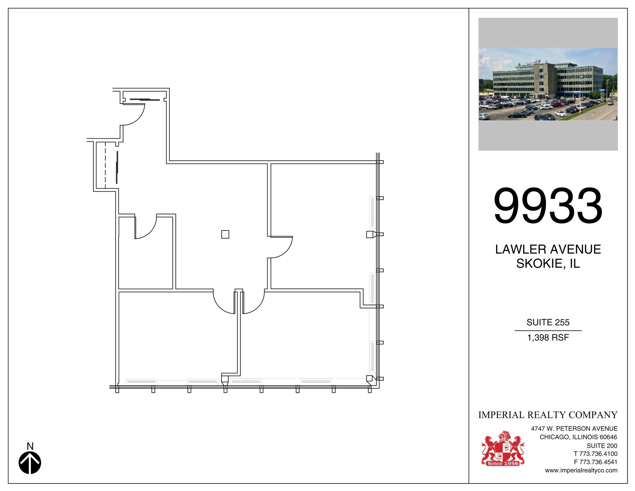 9933 Lawler Ave, Skokie, IL for rent Site Plan- Image 1 of 1