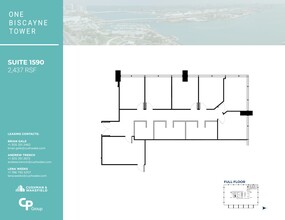 2 S Biscayne Blvd, Miami, FL for rent Site Plan- Image 1 of 1