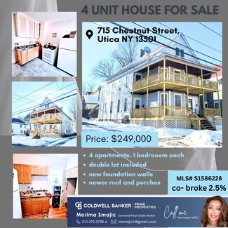 More details for 715 Chestnut St, Utica, NY - Residential for Sale