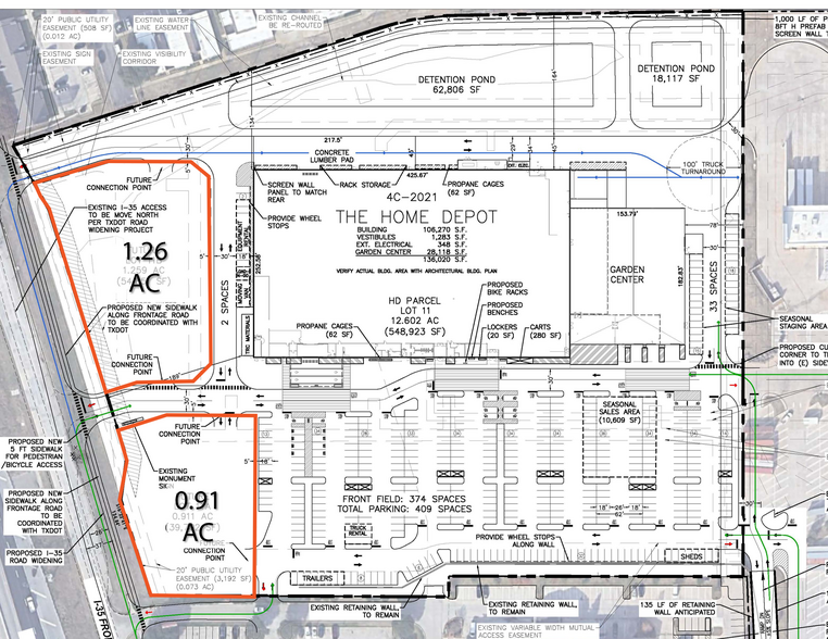 Interstate 35 & West University Dr, Denton, TX for rent - Site Plan - Image 2 of 2