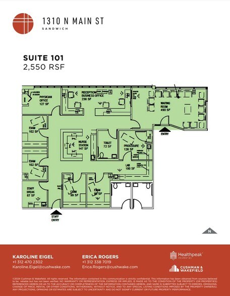 1310 Main St, Sandwich, IL for rent - Floor Plan - Image 2 of 3