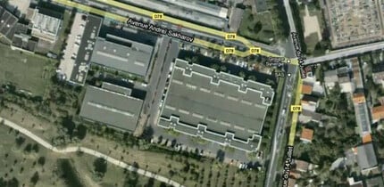 Bondy - Aerial map view