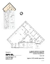 29355 Northwestern Hwy, Southfield, MI to rent Floor Plan- Image 1 of 1