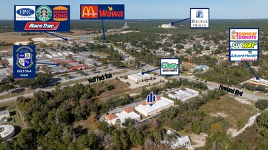 3151 Howland Blvd, Deltona, FL - aerial  map view