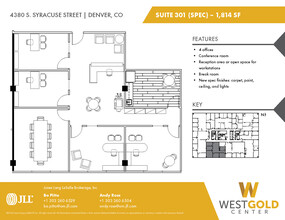 4380 S Syracuse St, Denver, CO for rent Floor Plan- Image 1 of 2